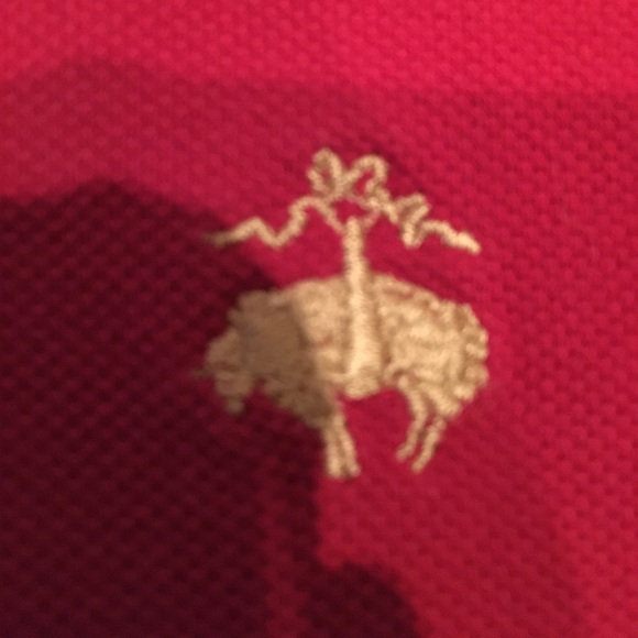 Red, polo shirt. - Picture 3 of 3